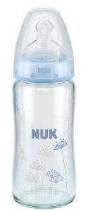 ΜΠΙΜΠΕΡΟ NUK F.C. PLUS ΓΥΑΛΙΝΟ SILIC M1 240ML ΣΙΕΛ ΜΠΙΜΠΕΡΟ NUK F.C. PLUS ΓΥΑΛΙΝΟ SILIC M1 240ML ΣΙΕΛ