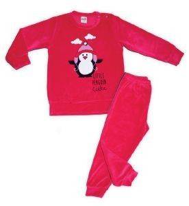ΠΥΖΑΜΑ ΒΕΛΟΥΤΕ MINERVA CUTE PENGUIN ΡΟΖ (92ΕΚ.)-(2-3 ΕΤΩΝ) ΠΥΖΑΜΑ ΒΕΛΟΥΤΕ MINERVA CUTE PENGUIN ΡΟΖ (92ΕΚ.)-(2-3 ΕΤΩΝ)