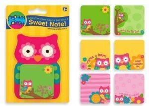 STEPHEN JOSEPH ΜΠΛΟΚΑΚΙ ΑΥΤΟΚΟΛΛΗΤΑ ΧΑΡΤΑΚΙΑ STEPHEN JOSEPH SWEET NOTES OWL