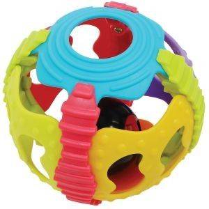ΜΠΑΛΑ-ΚΟΥΔΟΥΝΙΣΤΡΑ PLAYGRO SHAKE RATTLE AND ROLL BALL 6Μ+ ΜΠΑΛΑ-ΚΟΥΔΟΥΝΙΣΤΡΑ PLAYGRO SHAKE RATTLE AND ROLL BALL 6Μ+