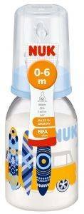 ΜΠΙΜΠΕΡΟ NUK CLASSIC PP MΕ ΘΗΛΗ SILIC M1 110ML ΜΠΛΕ ΜΠΙΜΠΕΡΟ NUK CLASSIC PP MΕ ΘΗΛΗ SILIC M1 110ML ΜΠΛΕ