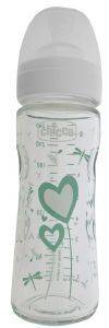   CHICCO NATURE GLASS HEART    240ML