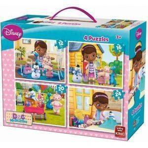 PUZZLE KING 4 ΣΕ 1 DISNEY DOC MC STUFFINS 12-16-20-24 ΚΟΜΜΑΤΙΑ PUZZLE KING 4 ΣΕ 1 DISNEY DOC MC STUFFINS 12-16-20-24 ΚΟΜΜΑΤΙΑ