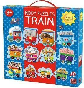 ΠΑΖΛ KING KIDDY TRAIN 60X50CM 24 ΚΟΜΜΑΤΙΑ ΠΑΖΛ KING KIDDY TRAIN 60X50CM 24 ΚΟΜΜΑΤΙΑ