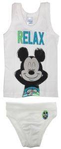 ΣΕΤ ΕΣΩΡΟΥΧΩΝ ΦΑΝΕΛΑΚΙ/ΣΛΙΠ MINERVA MICKEY RELAX ΛΕΥΚΟ (104ΕΚ.)-(3-4 ΕΤΩΝ) ΣΕΤ ΕΣΩΡΟΥΧΩΝ ΦΑΝΕΛΑΚΙ/ΣΛΙΠ MINERVA MICKEY RELAX ΛΕΥΚΟ (104ΕΚ.)-(3-4 ΕΤΩΝ)