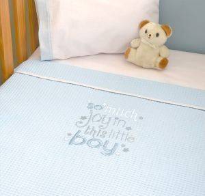   BABY OLIVER LITTLE BLUE JOY  80X100CM