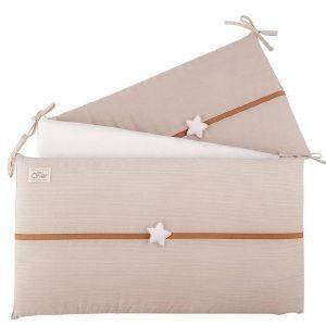 ΠΑΝΤΑ ΠΡΟΣΤΑΣΙΑΣ ΚΡΕΒΑΤΙΟΥ BABY OLIVER DES.420 ΜΠΕΖ 35X210CM ΠΑΝΤΑ ΠΡΟΣΤΑΣΙΑΣ ΚΡΕΒΑΤΙΟΥ BABY OLIVER DES.420 ΜΠΕΖ 35X210CM