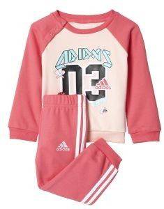 ΦΟΡΜΑ ADIDAS PERFORMANCE FRENCH TERRY SPORT JOGGER SET ΡΟΖ (74 CM) ΦΟΡΜΑ ADIDAS PERFORMANCE FRENCH TERRY SPORT JOGGER SET ΡΟΖ (74 CM)