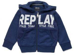 REPLAY HOODIE ΜΕ ΦΕΡΜΟΥΑΡ REPLAY PB2707 ΜΠΛΕ 12 ΜΗΝΩΝ