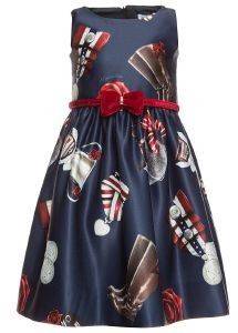  MONNALISA ABITO DERBY 110930-0677 BLUE RUBINO-/ (116.)-(6 )