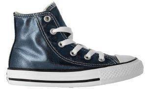 CONVERSE ΜΠΟΤΑΚΙ CONVERSE ALL STAR CHUCK TAYLOR HI 757629C ΜΠΛΕ ΜΕΤΑΛΛΙΖΕ (EU:24)