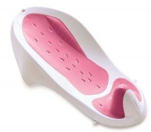 ΒΑΣΗ ΜΠΑΝΙΟΥ BABE ANGEL ERGONOMIC BATH SUPPORT PINK-ΡΟΖ φωτογραφία