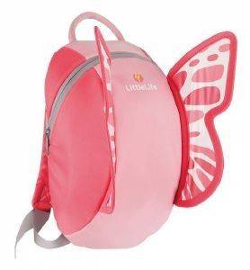 LITTLELIFE ΣΑΚΙΔΙΟ ΠΛΑΤΗΣ ΝΗΠΙΟΥ LITTLELIFE BUTTERFLY 4LT ΡΟΖ