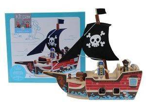     ZENIT WOODEN PIRATE SHIP [715043]