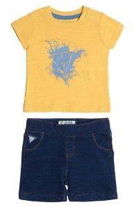 ΣΕΤ T-SHIRT/ΠΑΝΤΕΛΟΝΙ GUESS KIDS I82G09 K7090-DEGO ΚΙΤΡΙΝΟ/ΜΠΛΕ (76ΕΚ.)-(9-12ΜΗΝΩΝ) ΣΕΤ T-SHIRT/ΠΑΝΤΕΛΟΝΙ GUESS KIDS I82G09 K7090-DEGO ΚΙΤΡΙΝΟ/ΜΠΛΕ (76ΕΚ.)-(9-12ΜΗΝΩΝ)