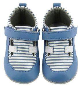 ROBEEZ ΠΑΠΟΥΤΣΙΑ ROBEEZ STRIPPY BLEU 608040 ΜΠΛΕ ΡΙΓΕ (EU:19)