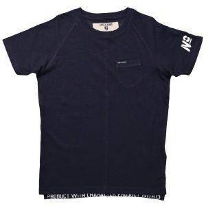 T-SHIRT GARCIA JEANS M83408-292 DARK MOON-ΜΠΛΕ ΣΚΟΥΡΟ