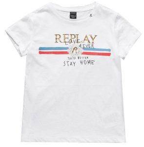 T-SHIRT REPLAY SG7491.054.20994-001 ΛΕΥΚΟ (152ΕΚ.)-(12ΕΤΩΝ) T-SHIRT REPLAY SG7491.054.20994-001 ΛΕΥΚΟ (152ΕΚ.)-(12ΕΤΩΝ)