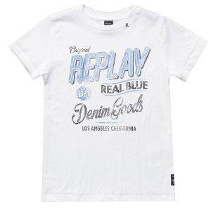 T-SHIRT REPLAY SB7308.093.20994-001 ΛΕΥΚΟ (128ΕΚ.)-(8ΕΤΩΝ) T-SHIRT REPLAY SB7308.093.20994-001 ΛΕΥΚΟ (128ΕΚ.)-(8ΕΤΩΝ)