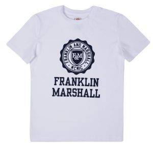 T-SHIRT FRANKLIN & MARSHALL BRAND LOGO FMS0060 