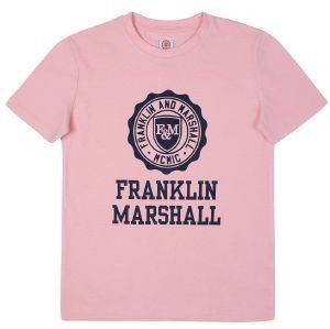 T-SHIRT FRANKLIN & MARSHALL BRAND LOGO FMS0060 ΡΟΖ (122ΕΚ.)-(6-7 ΕΤΩΝ) T-SHIRT FRANKLIN & MARSHALL BRAND LOGO FMS0060 ΡΟΖ (122ΕΚ.)-(6-7 ΕΤΩΝ)