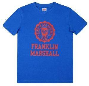 T-SHIRT FRANKLIN & MARSHALL BRAND LOGO FMS0060  (128.)-(7-8 )