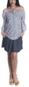 ΦΟΥΣΤΑ JEAN MINI OMOR ΜΠΛΕ (XL) ΦΟΥΣΤΑ JEAN MINI OMOR ΜΠΛΕ (XL)