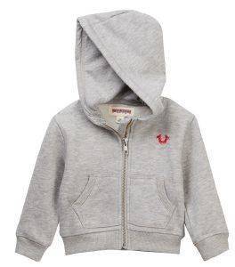 REFLEX ΖΑΚΕΤΑ HOODY TRUE RELIGION FLEECE TR246HD34 ΓΚΡΙ ΜΕΛΑΝΖΕ (104ΕΚ.)-(3-4 ΕΤΩΝ)