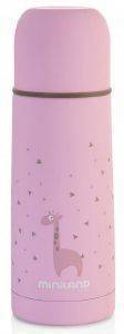 ΘΕΡΜΟΣ ΥΓΡΩΝ MINILAND SILKY THERMOS GIRAFFE ΡΟΖ 350ML ΘΕΡΜΟΣ ΥΓΡΩΝ MINILAND SILKY THERMOS GIRAFFE ΡΟΖ 350ML