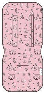 ΣΤΡΩΜΑ ΚΑΡΟΤΣΙΟΥ ΜΟΝΗΣ ΟΨΗΣ XTREME BABY TIPYS PINK 83X35CM ΣΤΡΩΜΑ ΚΑΡΟΤΣΙΟΥ ΜΟΝΗΣ ΟΨΗΣ XTREME BABY TIPYS PINK 83X35CM