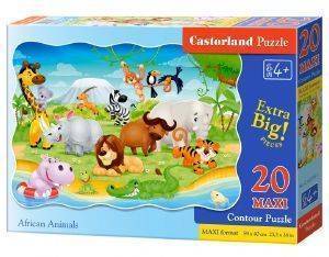 ΠΑΖΛ CASTORLAND AFRICAN ANIMALS 20TMX ΠΑΖΛ CASTORLAND AFRICAN ANIMALS 20TMX