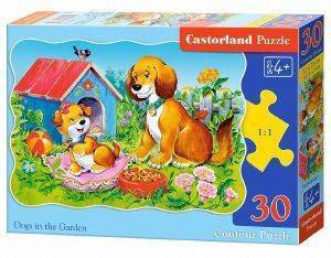 ΠΑΖΛ CASTORLAND DOGS IN THE GARDEN 30TMX ΠΑΖΛ CASTORLAND DOGS IN THE GARDEN 30TMX