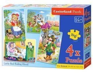 ΠΑΖΛ CASTORLAND LITTLE RED RIDING HOOD 4X 55ΤΜΧ ΠΑΖΛ CASTORLAND LITTLE RED RIDING HOOD 4X 55ΤΜΧ