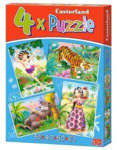 ΠΑΖΛ CASTORLAND JUNGLE BOOK 4X 55ΤΜΧ ΠΑΖΛ CASTORLAND JUNGLE BOOK 4X 55ΤΜΧ