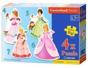 ΠΑΖΛ CASTORLAND PRETTY PRINCESSES 4X 22ΤΜΧ ΠΑΖΛ CASTORLAND PRETTY PRINCESSES 4X 22ΤΜΧ