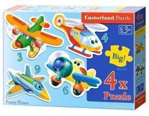 ΠΑΖΛ CASTORLAND FUNNY PLANES 4X 22ΤΜΧ ΠΑΖΛ CASTORLAND FUNNY PLANES 4X 22ΤΜΧ