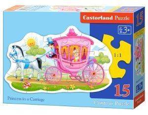 ΠΑΖΛ CASTORLAND PRINCESS IN A CARRIAGE 15ΤΜΧ ΠΑΖΛ CASTORLAND PRINCESS IN A CARRIAGE 15ΤΜΧ