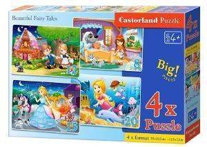 ΠΑΖΛ CASTORLAND BEAUTIFUL FAIRY TALES 4Χ 55ΤΜΧ