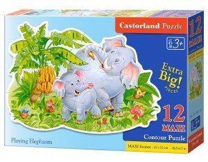 ΠΑΖΛ CASTORLAND PLAYING ELEPHANTS 12ΤΜΧ ΠΑΖΛ CASTORLAND PLAYING ELEPHANTS 12ΤΜΧ