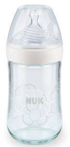ΜΠΙΜΠΕΡΟ ΓΥΑΛΙΝΟ NUK NATURE SENSE MΕ ΘΗΛΗ SILIC 0-6ΜΗΝΩΝ (S) 120ML ΛΕΥΚΟ ΜΠΙΜΠΕΡΟ ΓΥΑΛΙΝΟ NUK NATURE SENSE MΕ ΘΗΛΗ SILIC 0-6ΜΗΝΩΝ (S) 120ML ΛΕΥΚΟ