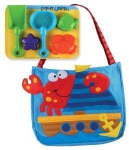 ΤΣΑΝΤΑ ΘΑΛΑΣΣΗΣ ΜΕ ΠΑΙΧΝΙΔΙΑ STEPHEN JOSEPH BEACH TOTE CRAB ΤΣΑΝΤΑ ΘΑΛΑΣΣΗΣ ΜΕ ΠΑΙΧΝΙΔΙΑ STEPHEN JOSEPH BEACH TOTE CRAB