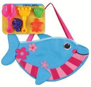 ΤΣΑΝΤΑ ΘΑΛΑΣΣΗΣ ΜΕ ΠΑΙΧΝΙΔΙΑ STEPHEN JOSEPH BEACH TOTE DOLPHIN ΤΣΑΝΤΑ ΘΑΛΑΣΣΗΣ ΜΕ ΠΑΙΧΝΙΔΙΑ STEPHEN JOSEPH BEACH TOTE DOLPHIN