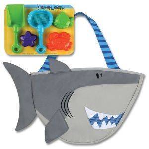 ΤΣΑΝΤΑ ΘΑΛΑΣΣΗΣ ΜΕ ΠΑΙΧΝΙΔΙΑ STEPHEN JOSEPH BEACH TOTE SHARK ΤΣΑΝΤΑ ΘΑΛΑΣΣΗΣ ΜΕ ΠΑΙΧΝΙΔΙΑ STEPHEN JOSEPH BEACH TOTE SHARK