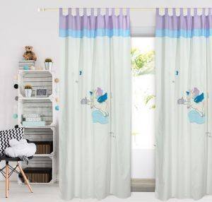 ΚΟΥΡΤΙΝΑ ΜΕ ΚΡΙΚΟΥΣ DREAM LINE EMBROIDERY DAS HOME 6463 ΚΡΕΜ/ΡΟΖ 140X260CM φωτογραφία