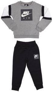 ΒΡΕΦΙΚΟ ΣΕΤ NIKE AIR CREW & PANT ΓΚΡΙ ΜΕΛΑΝΖΕ/ΜΑΥΡΟ (75-80 EK.)-(9-12 ΜΗΝΩΝ) ΒΡΕΦΙΚΟ ΣΕΤ NIKE AIR CREW & PANT ΓΚΡΙ ΜΕΛΑΝΖΕ/ΜΑΥΡΟ (75-80 EK.)-(9-12 ΜΗΝΩΝ)