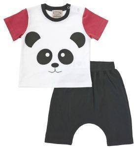 KEEN ORGANIC ΣΕΤ KEEN ORGANIC WWF BABY SET PANDA ΛΕΥΚΟ/ΜΑΥΡΟ (3-6 ΜΗΝΩΝ)