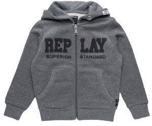 HOODIE ΜΕ ΦΕΡΜΟΥΑΡ REPLAY SB2707.054.20225U-M14 ΓΚΡΙ ΜΕΛΑΝΖΕ (162 ΕΚ.)-(14 ΕΤΩΝ) HOODIE ΜΕ ΦΕΡΜΟΥΑΡ REPLAY SB2707.054.20225U-M14 ΓΚΡΙ ΜΕΛΑΝΖΕ (162 ΕΚ.)-(14 ΕΤΩΝ)