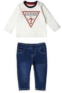 ΣΕΤ ΜΠΛΟΥΖΑ ΜΑΚΡΥΜΑΝΙΚΗ/ΠΑΝΤΕΛΟΝΙ GUESS KIDS I84G09 K7FC00 ΛΕΥΚΟ/ΜΠΛΕ (76ΕΚ.)-(9-12ΜΗΝΩΝ) ΣΕΤ ΜΠΛΟΥΖΑ ΜΑΚΡΥΜΑΝΙΚΗ/ΠΑΝΤΕΛΟΝΙ GUESS KIDS I84G09 K7FC00 ΛΕΥΚΟ/ΜΠΛΕ (76ΕΚ.)-(9-12ΜΗΝΩΝ)