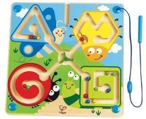 HAPE ΠΙΝΑΚΑΣ ΣΚΑΘΑΡΙΩΝ HAPE BEST BUGS MAGNETIC MAZE ΠΟΛΥΧΡΩΜΟΣ