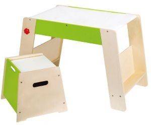 HAPE ΠΑΙΔΙΚΟ ΤΡΑΠΕΖΑΚΙ HAPE PLAY STATION - STOOL SET 2ΤΜΧ